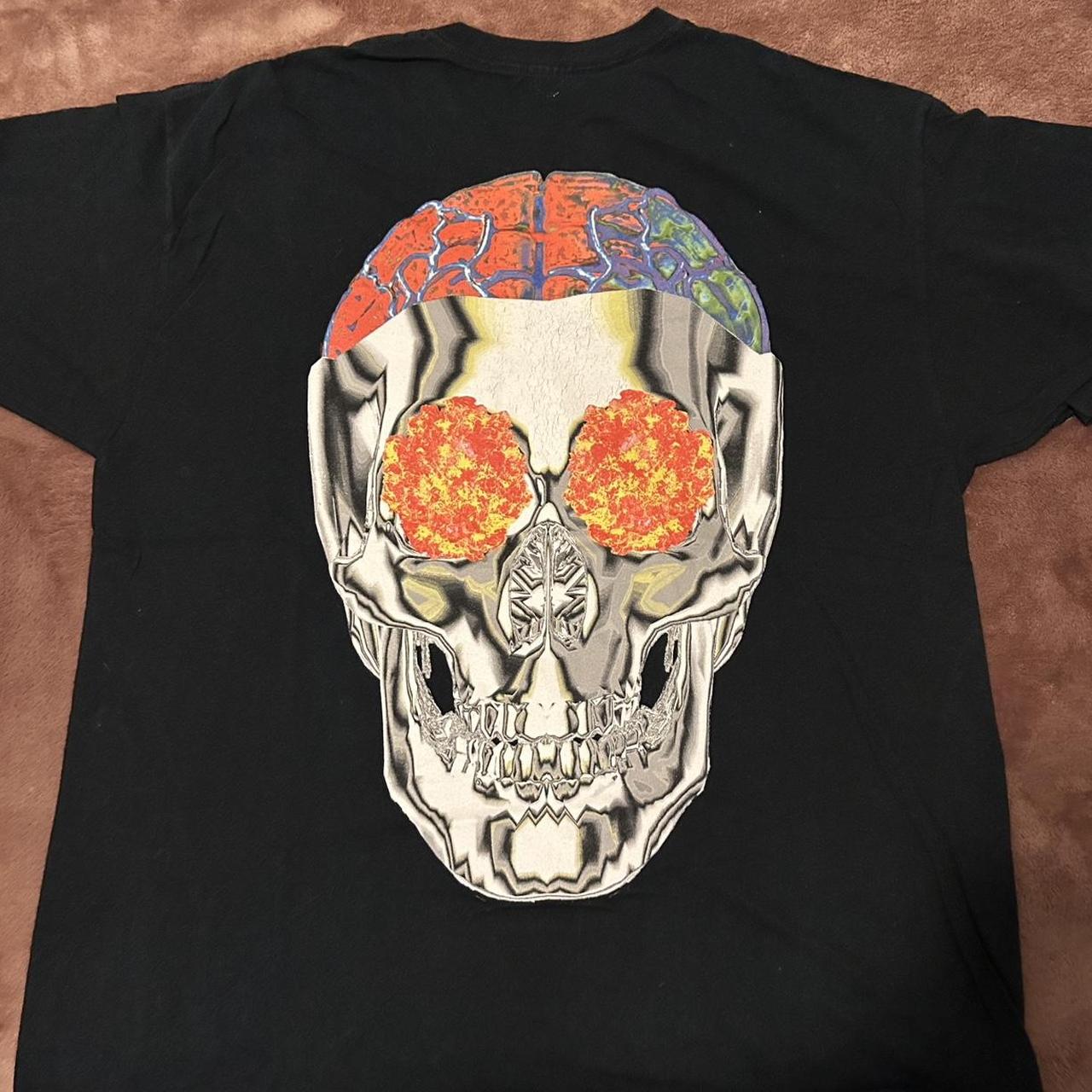 Travis scott hotsell skull t shirt