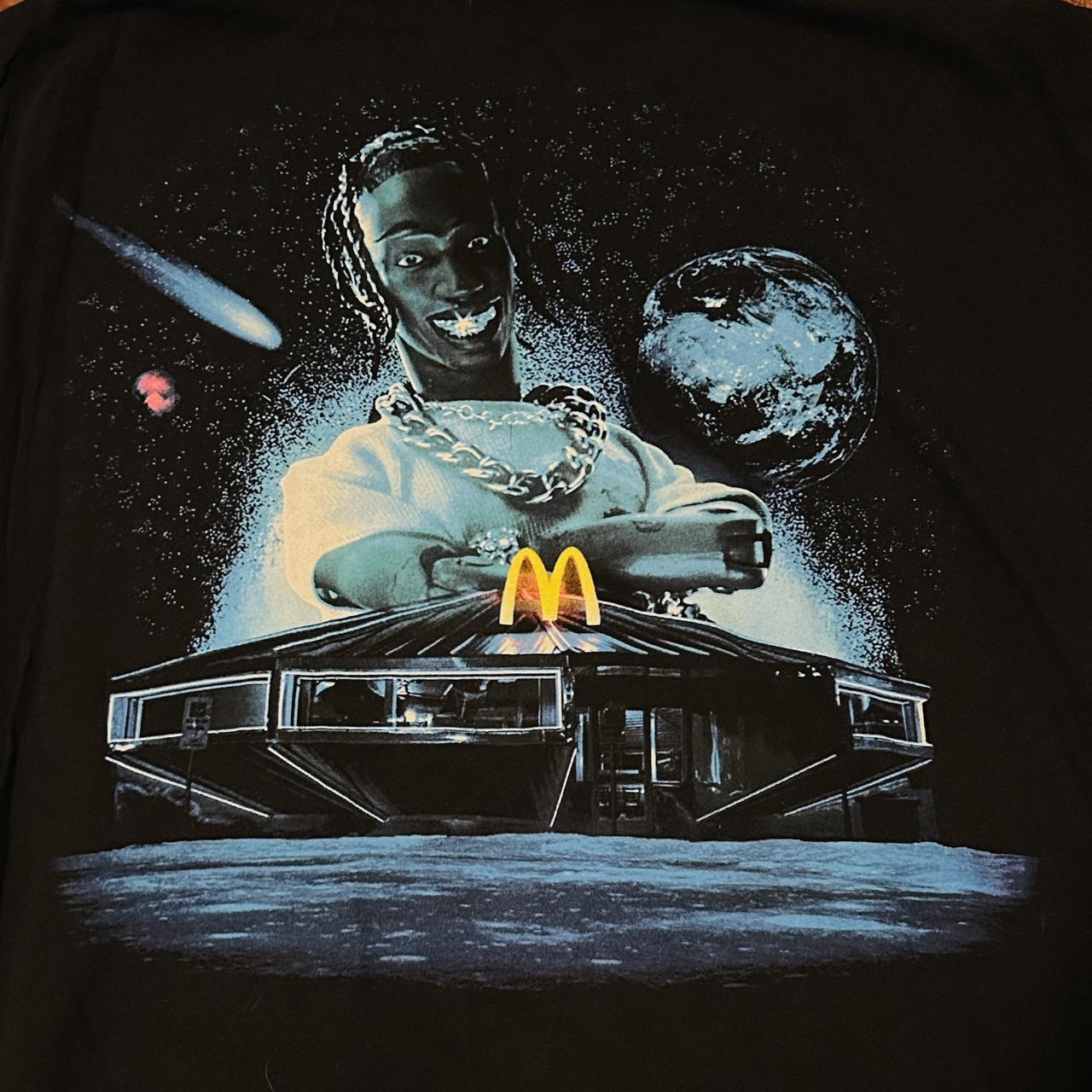 XL - Black - Cactus Jack Mcdonalds UFO tshirt... - Depop