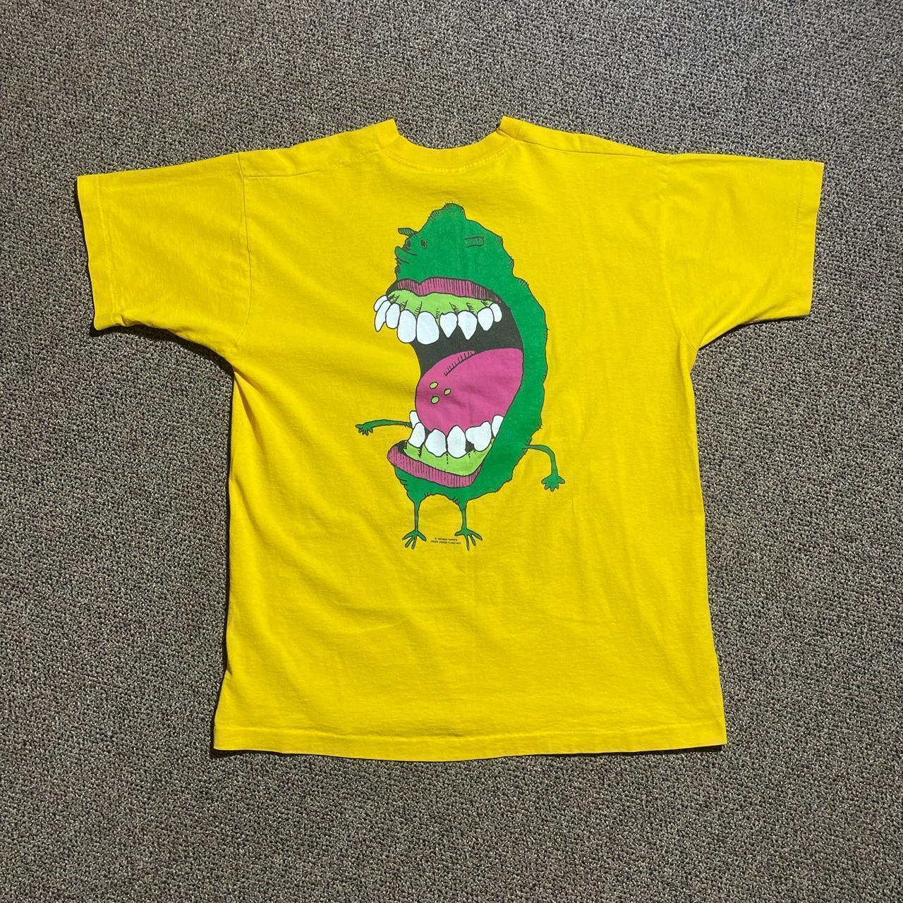 Fruit of the Loom Men's Yellow T-shirt | Depop