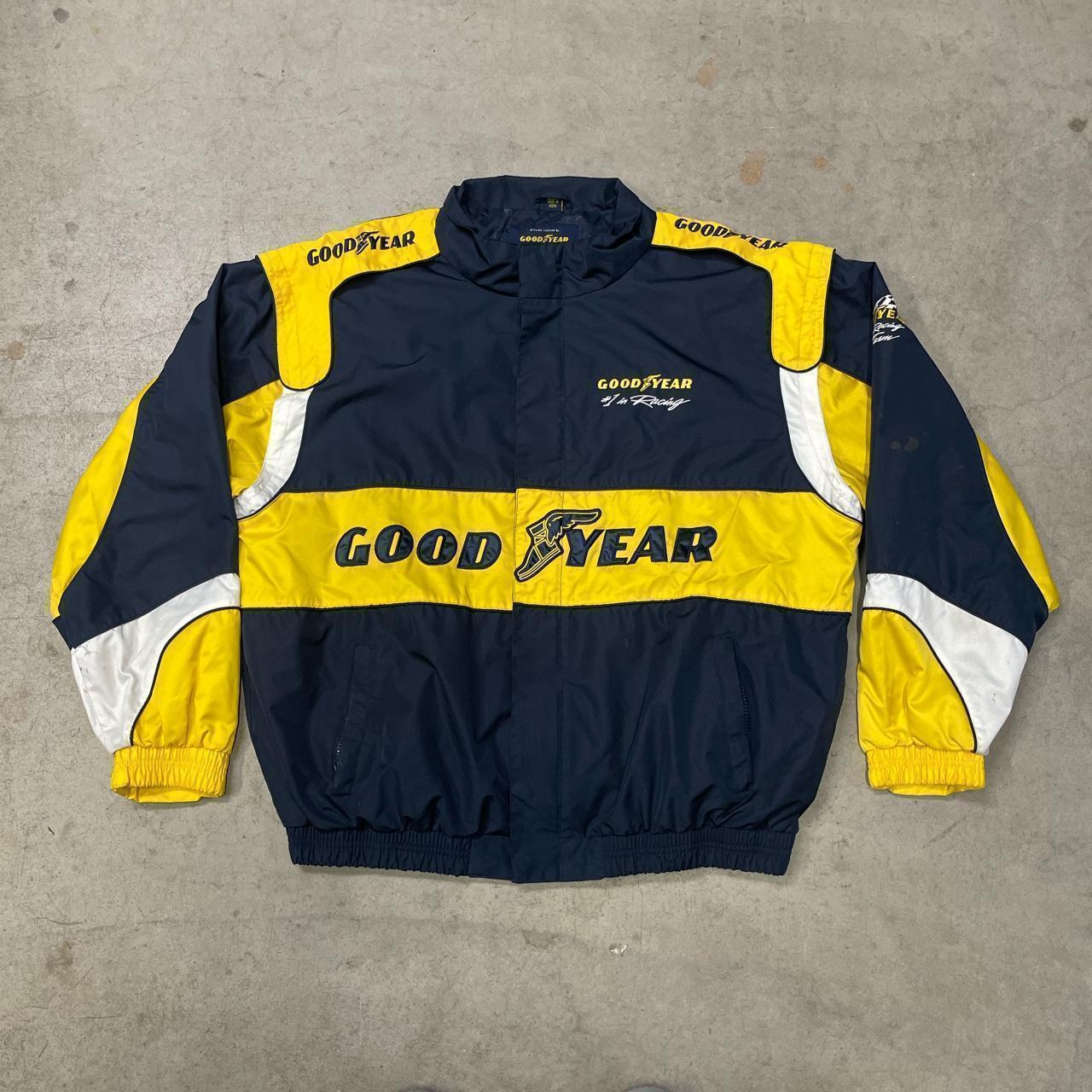 Goodyear NASCAR jacket size XXL has a few marks on... - Depop