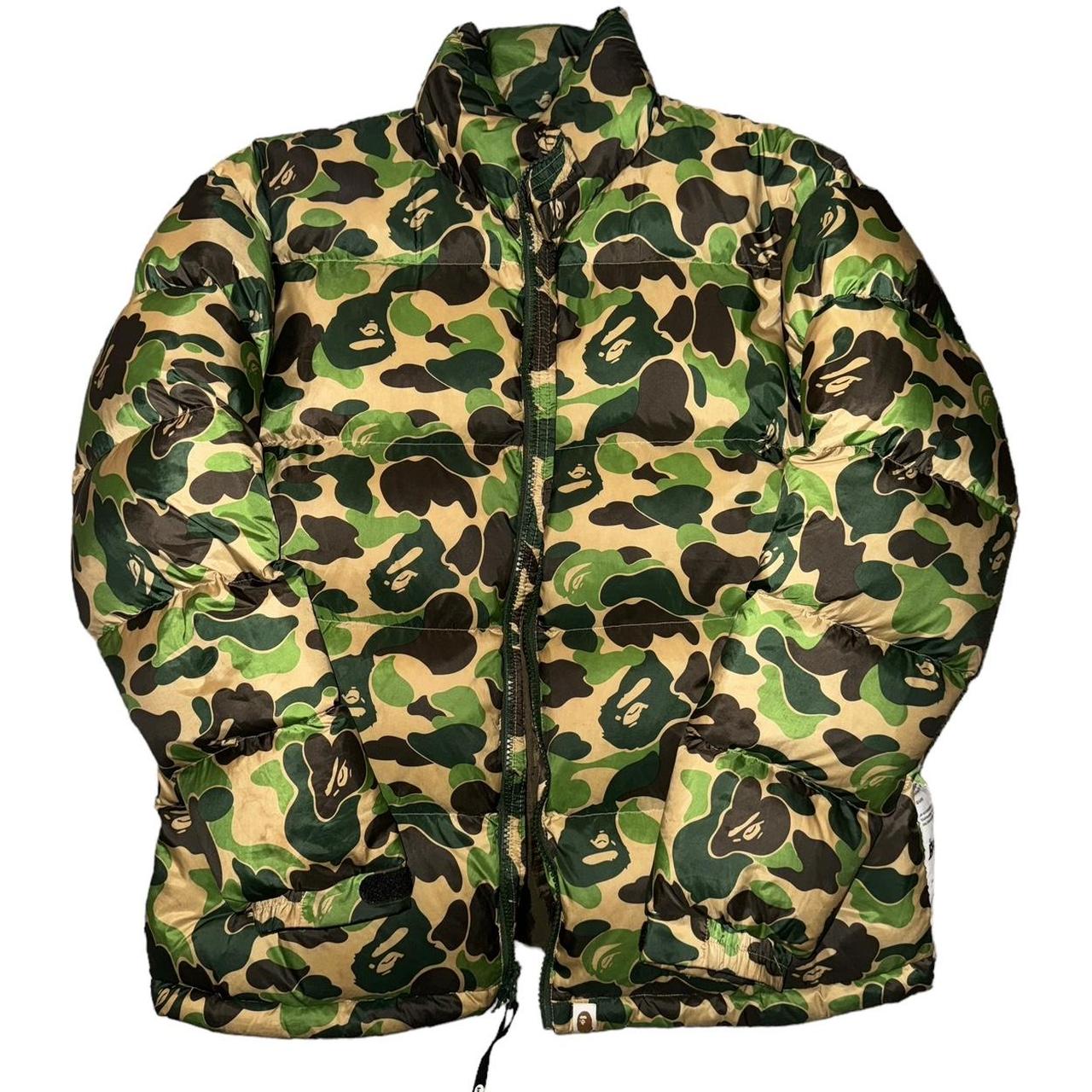 Authentic Bape puffer a bathing ape size large