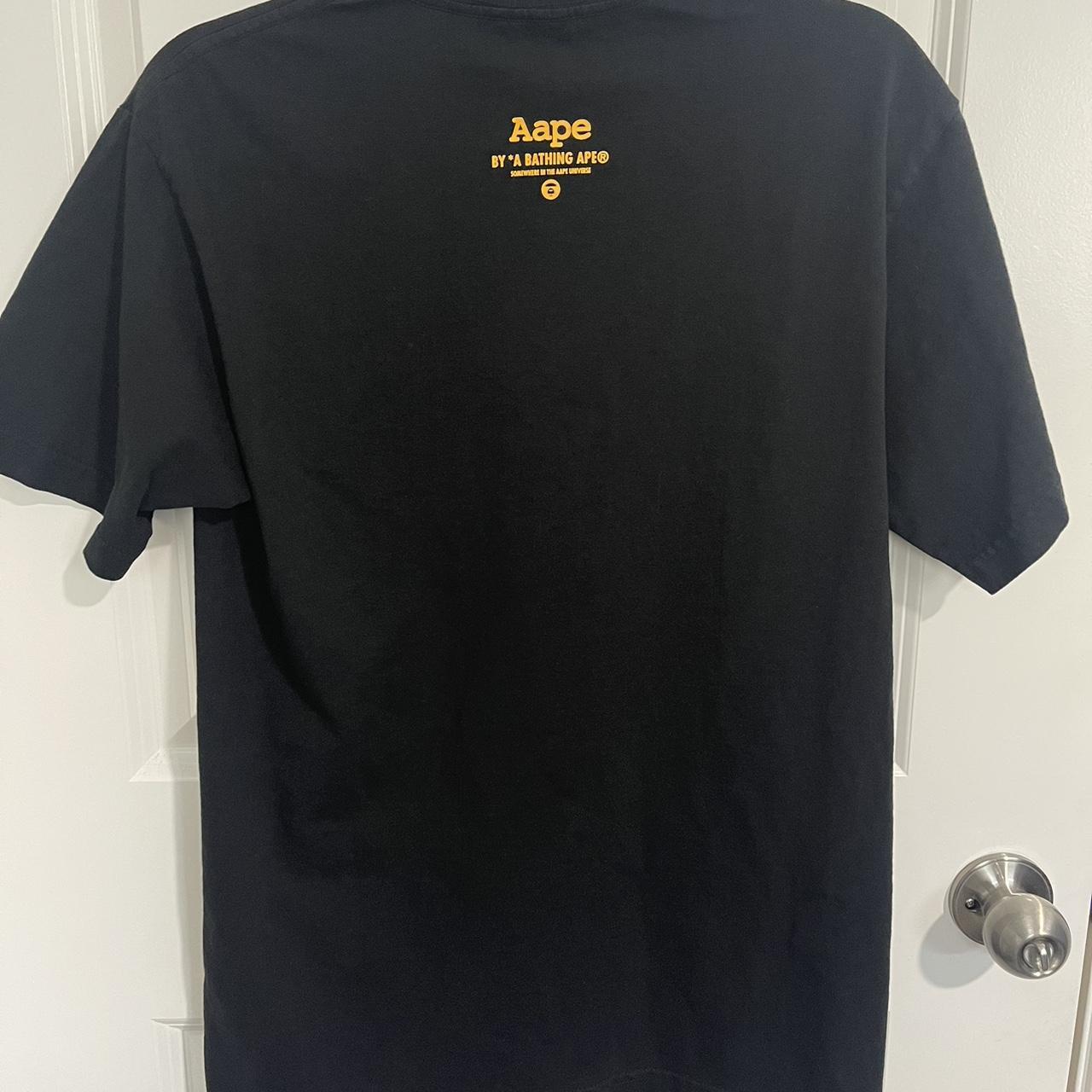 aape by a bathing ape lakers t shirt