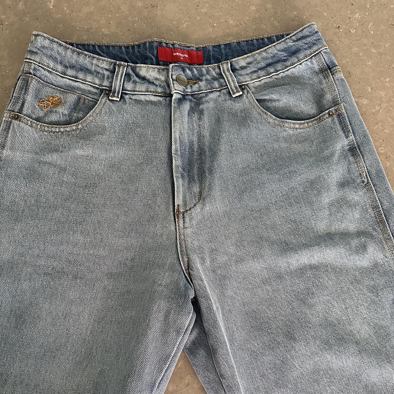 WORSHIP BIG LOUNGER JEANS Only worn once, they run... - Depop