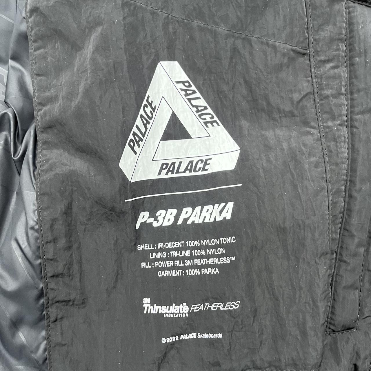 Super rare mens Palace P-3 Baffle Parka in black,... - Depop