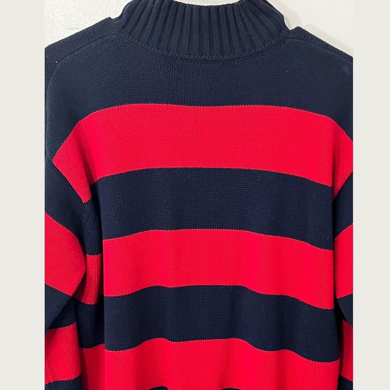 Vintage Stripped Ralph Lauren Turtleneck - Depop