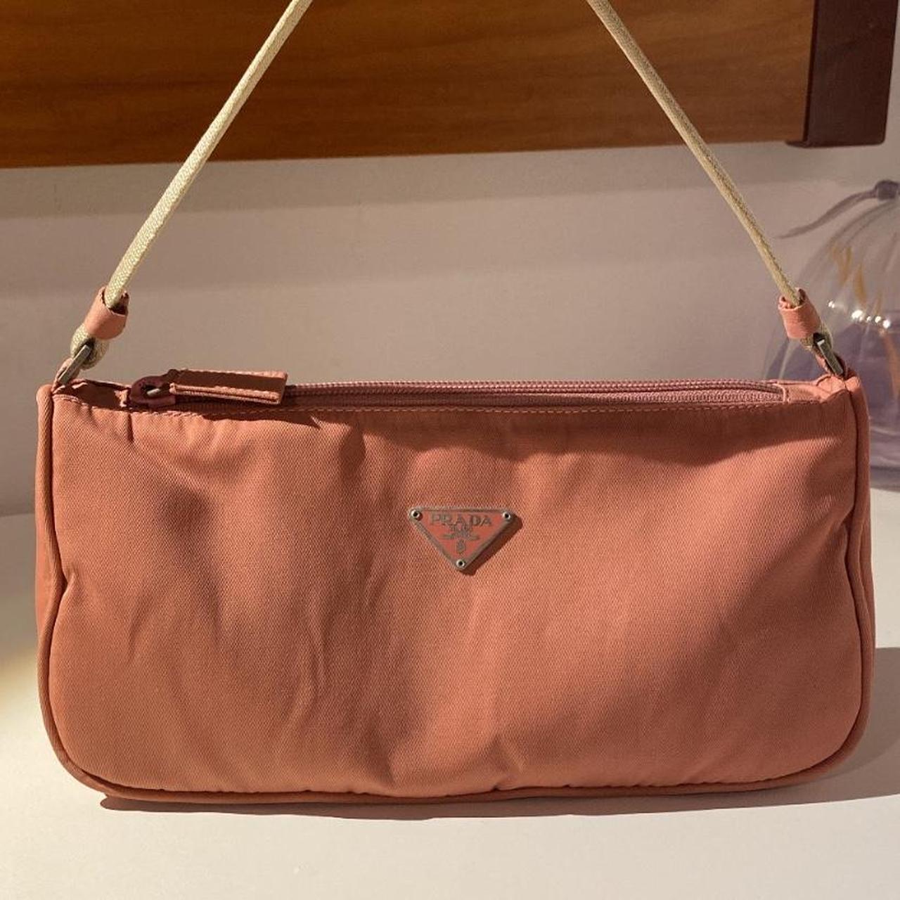 vintage prada baguette in PINK