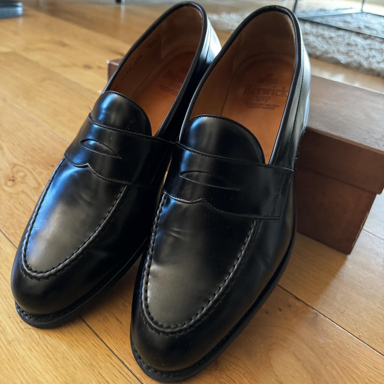 Berwick 1707 Penny Loafer (9628) - Black Rois (UK... - Depop