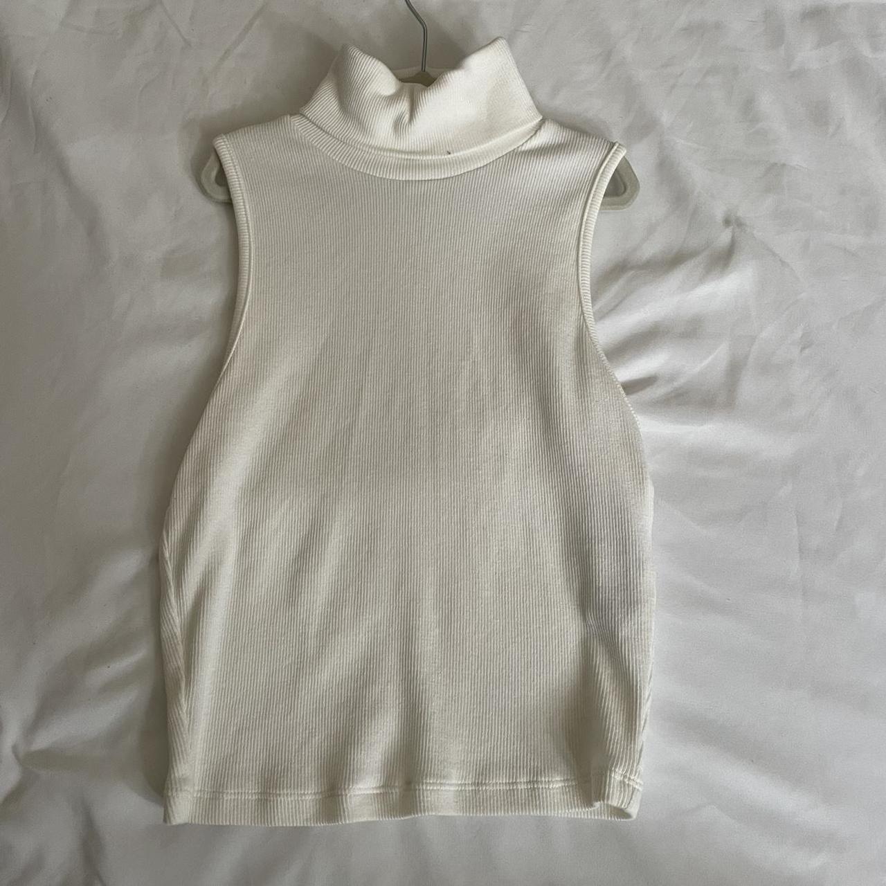 Zara Women's White Croptop Depop