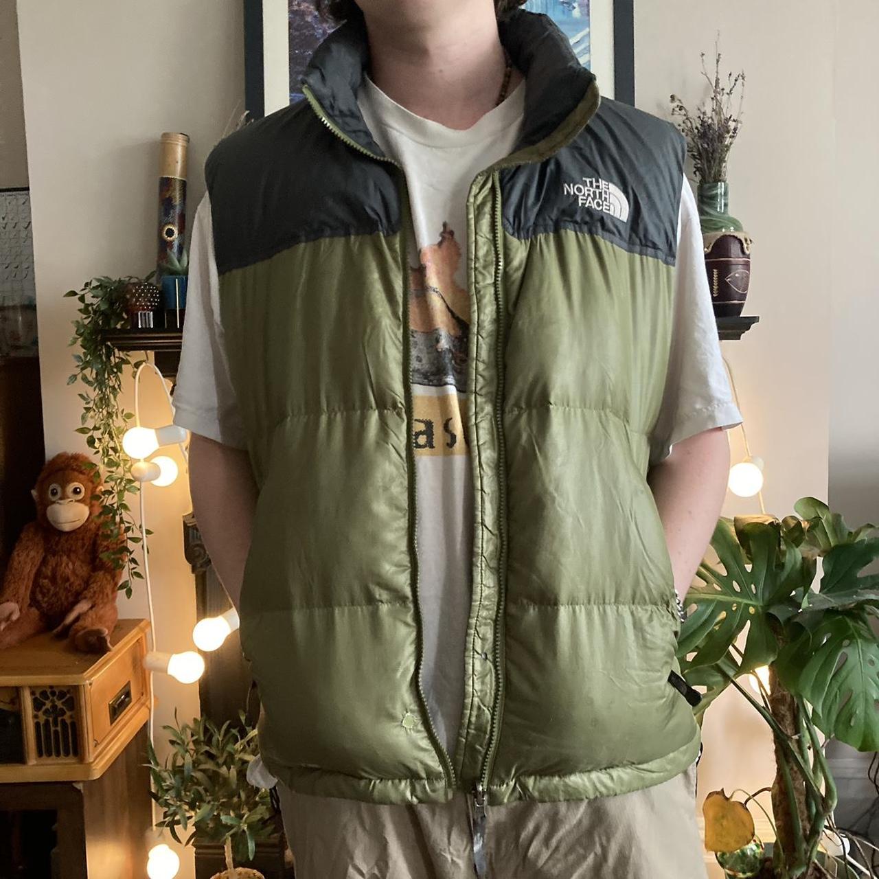 North face clearance gilet green