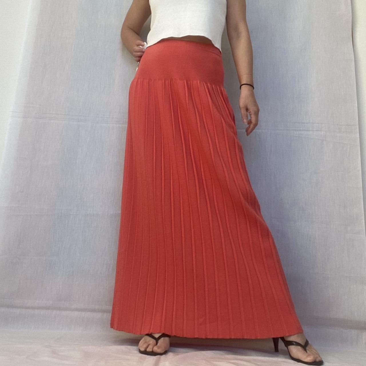 Joan vass hotsell long pleated skirt