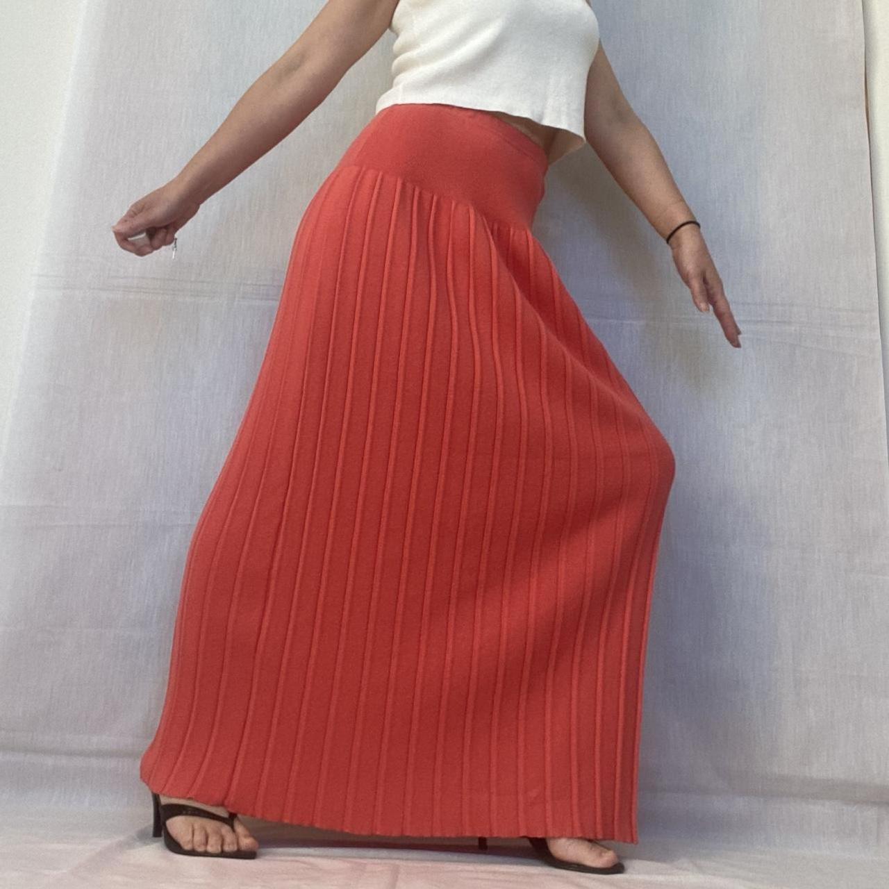 Joan vass hotsell long pleated skirt