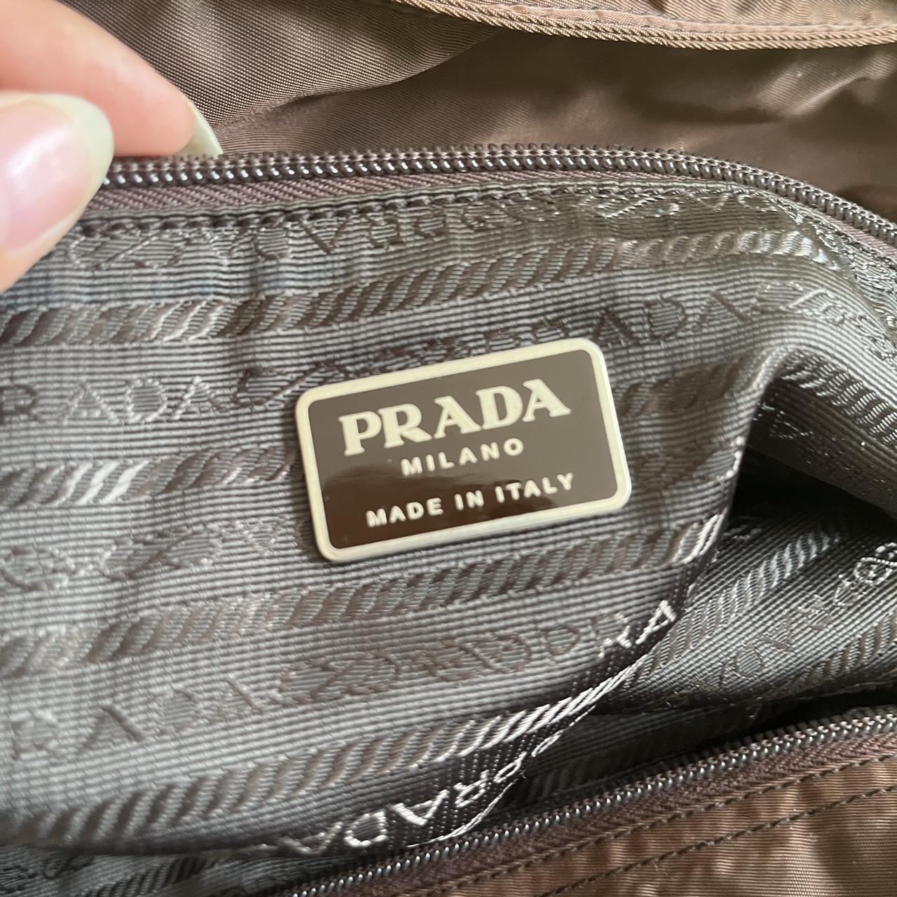 Prada Women's Burgundy Bag | Depop