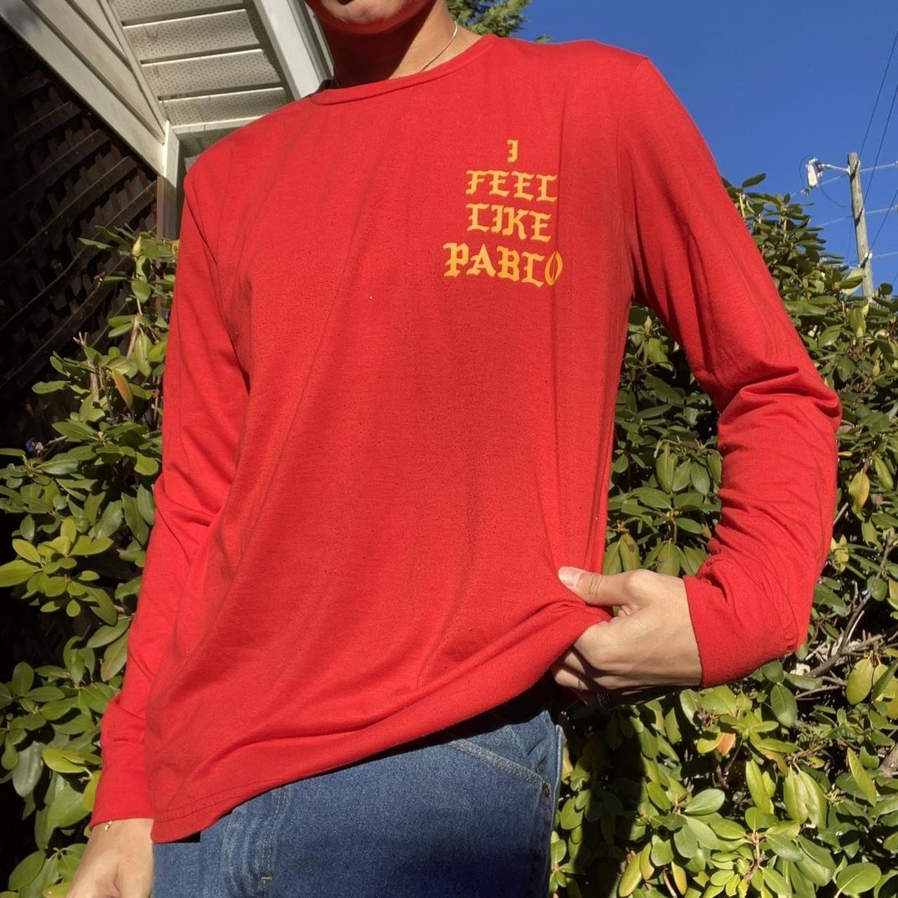 I feel like pablo red hot sale long sleeve