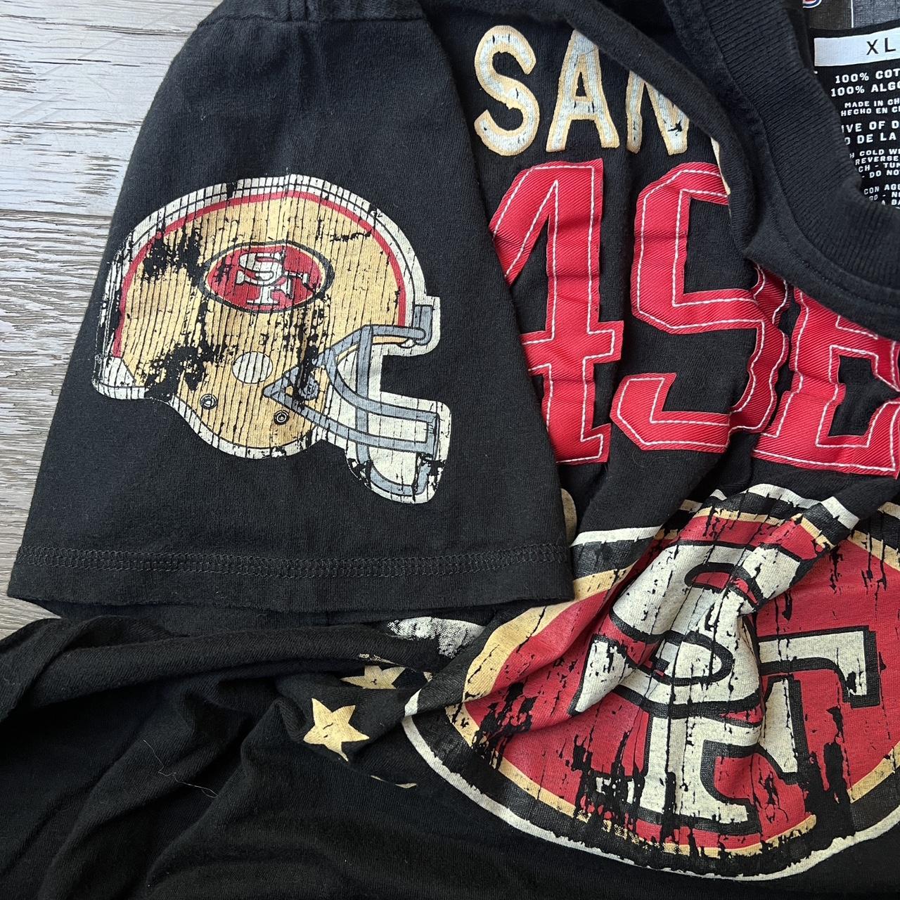 San Francisco 49ers Black Shirt Vintage looking - Depop