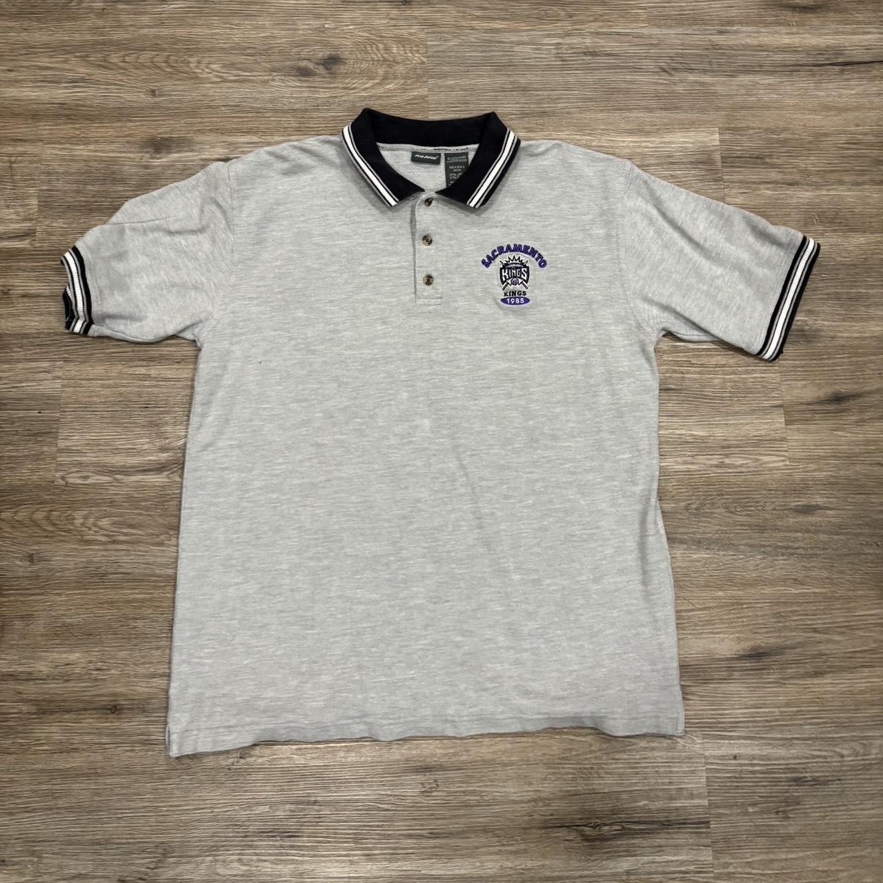 Vintage Sacramento Kings 1985 Polo Shirt - Depop