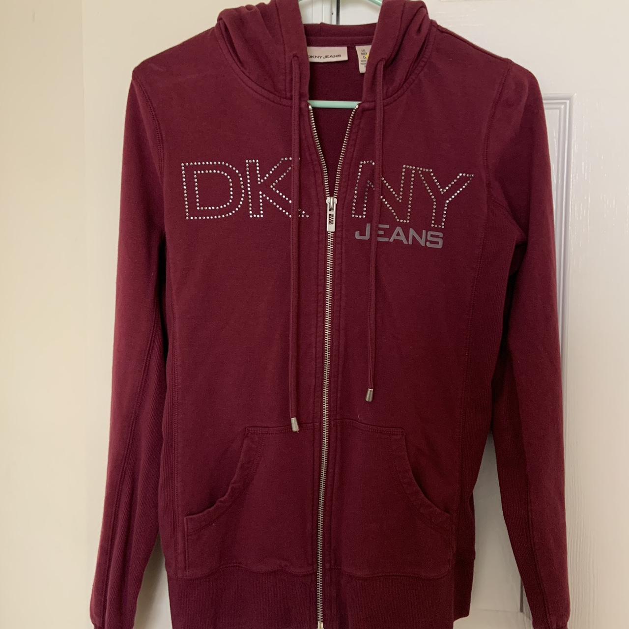 Dkny zip up on sale hoodie