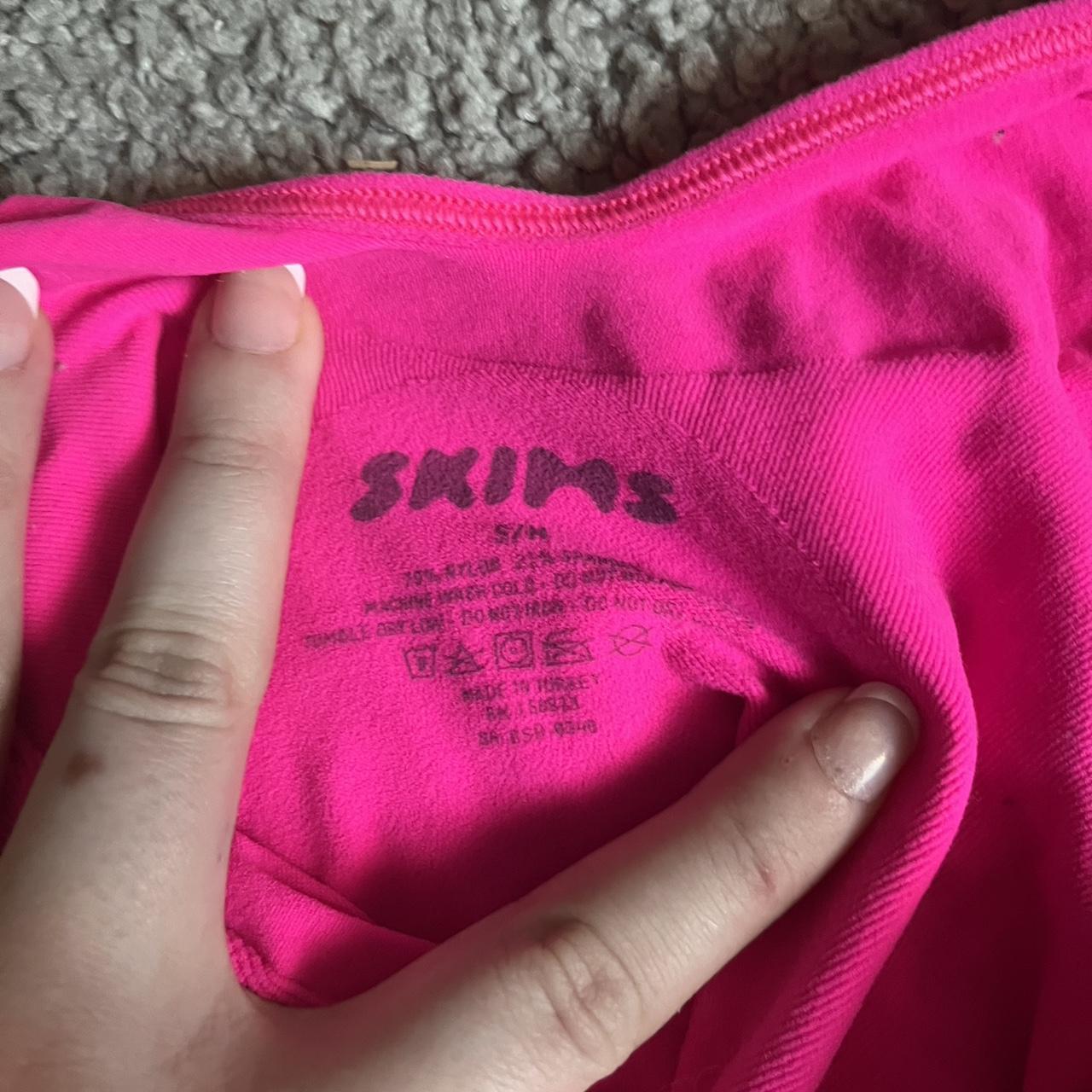 Skims Womens Pink Bodysuit Depop 0026