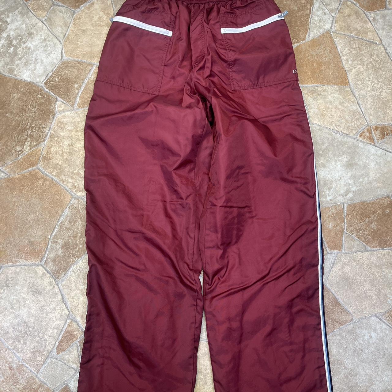 Burgundy nike tracksuit on sale bottoms