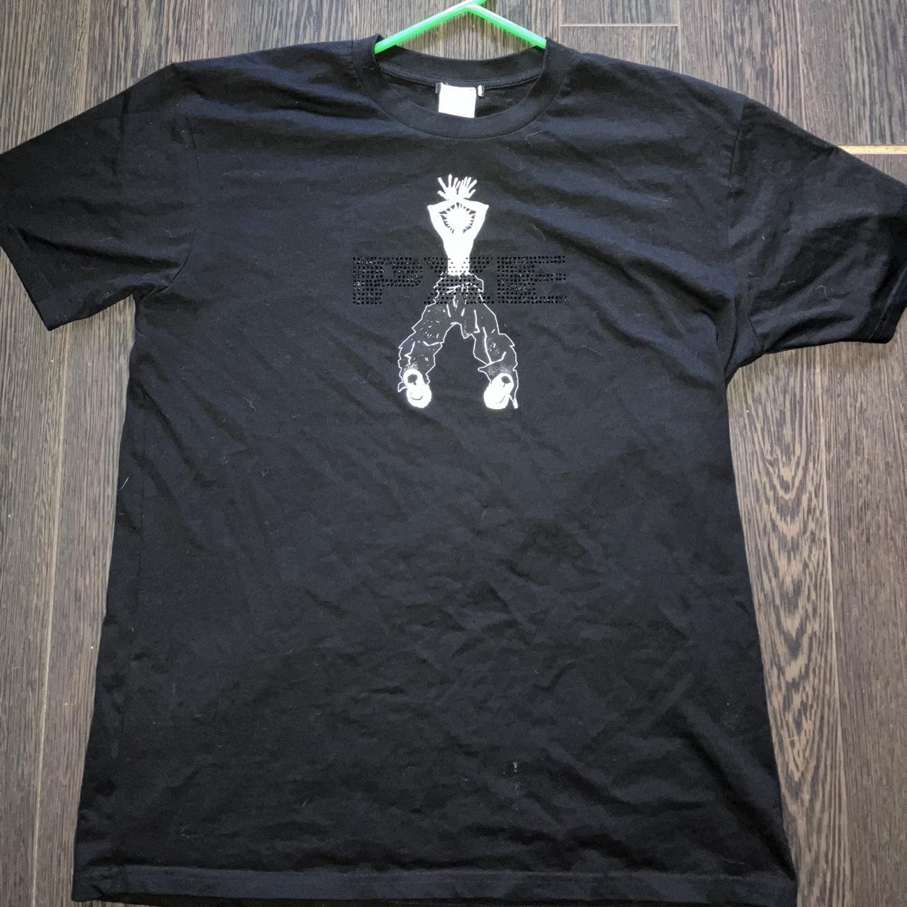 ECCO2K PXE BLACK RHINESTONE TEE SHIRT size xl and | Depop