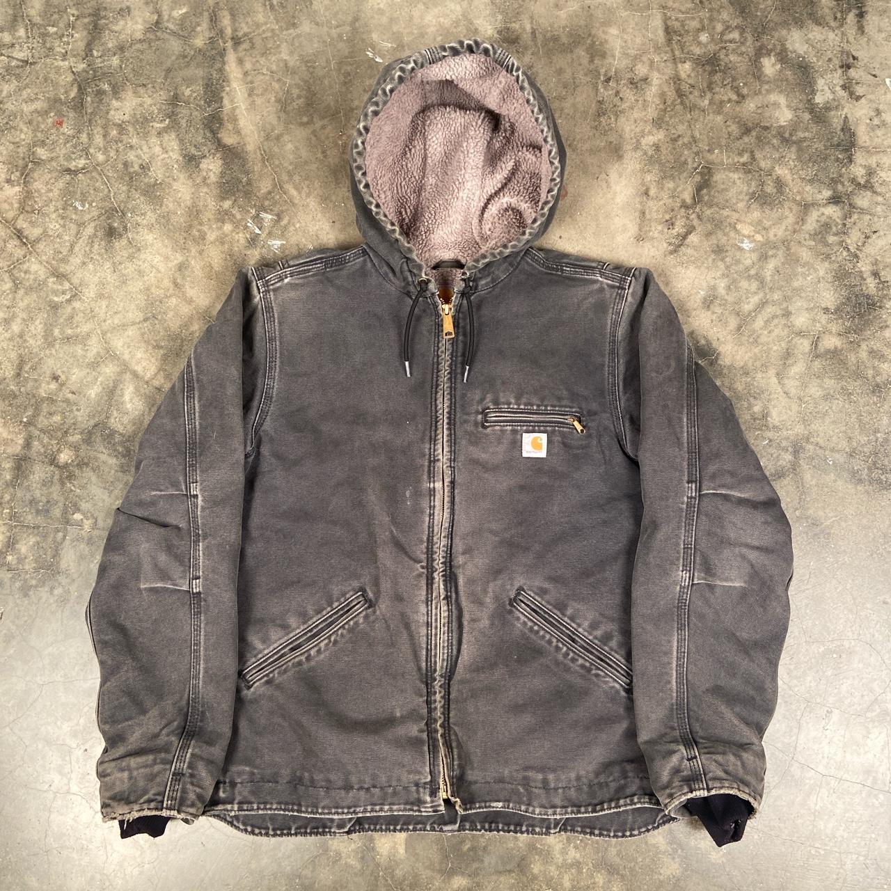 Carhartt Men's Grey Jacket | Depop