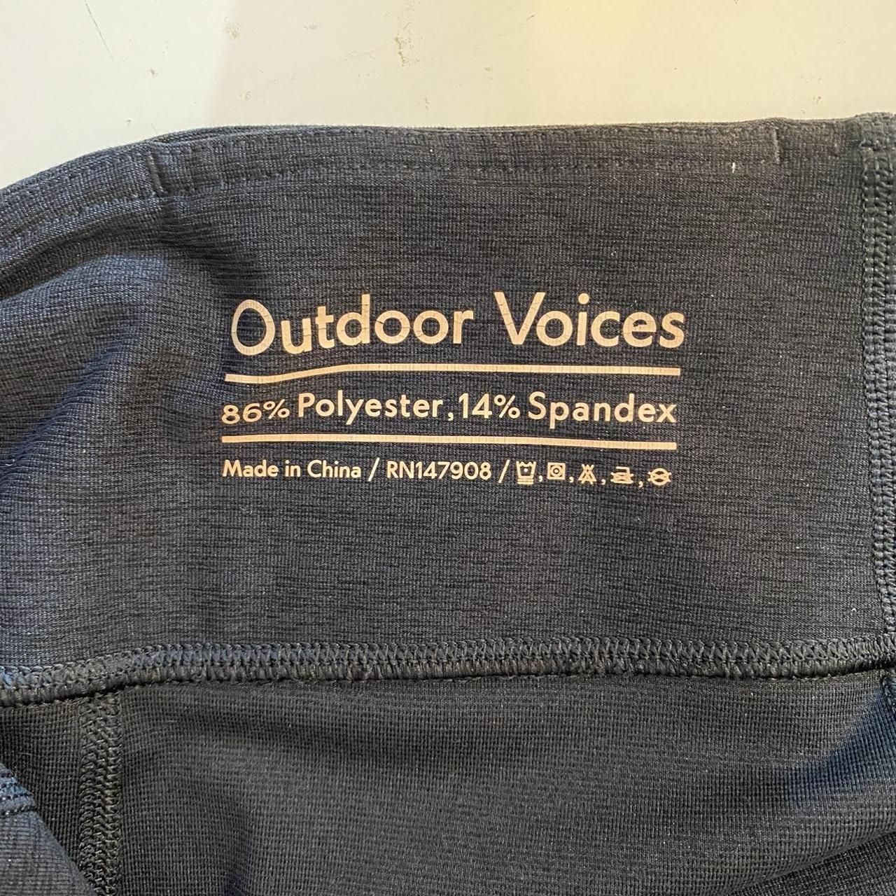 Outdoor Voices 7/8 Black Legging #ov #outdoorvoices - Depop