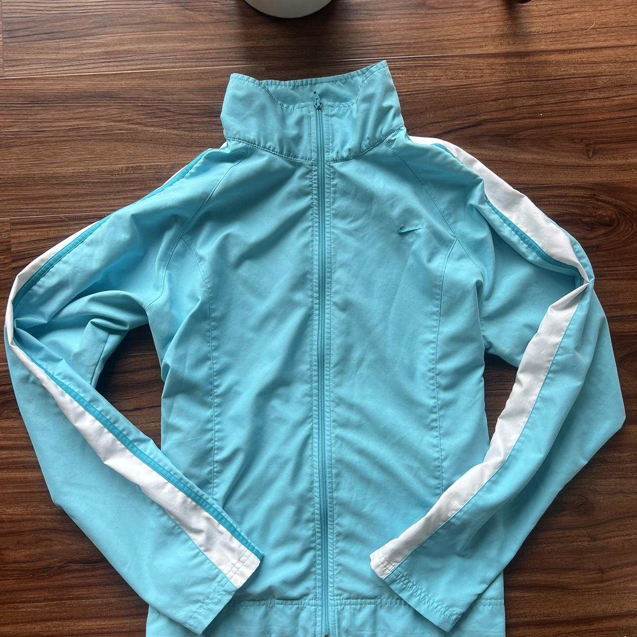 blue nike tracksuit womens