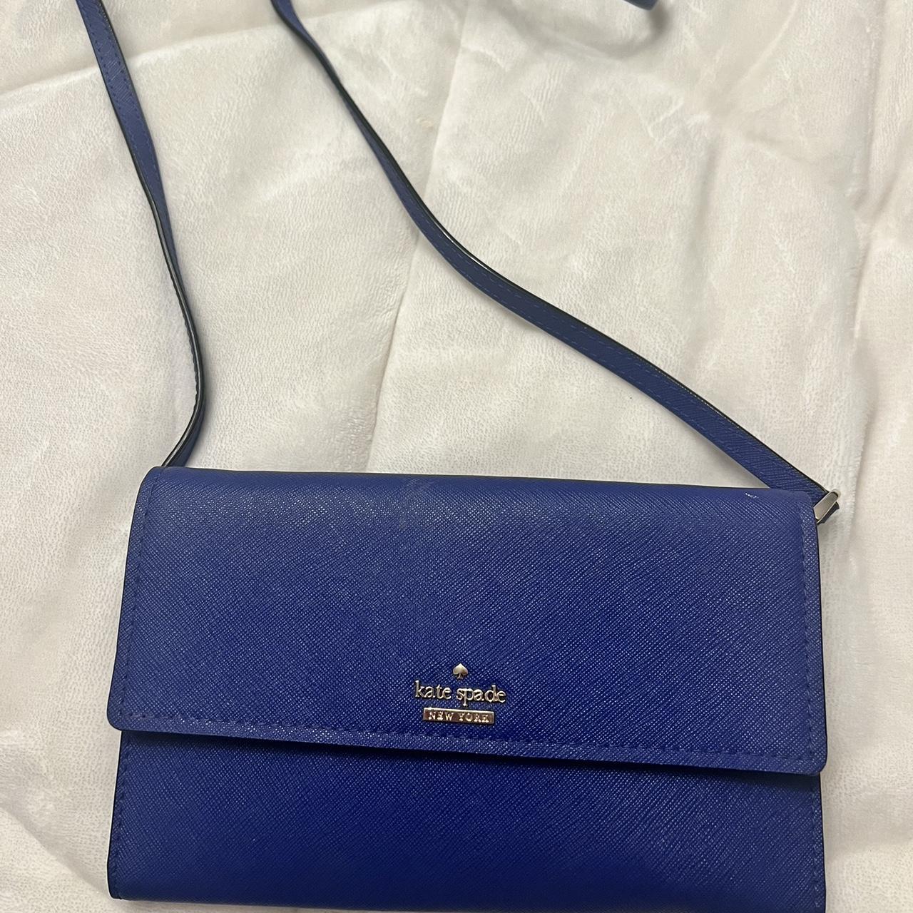 Kate spade royal blue buy wallet