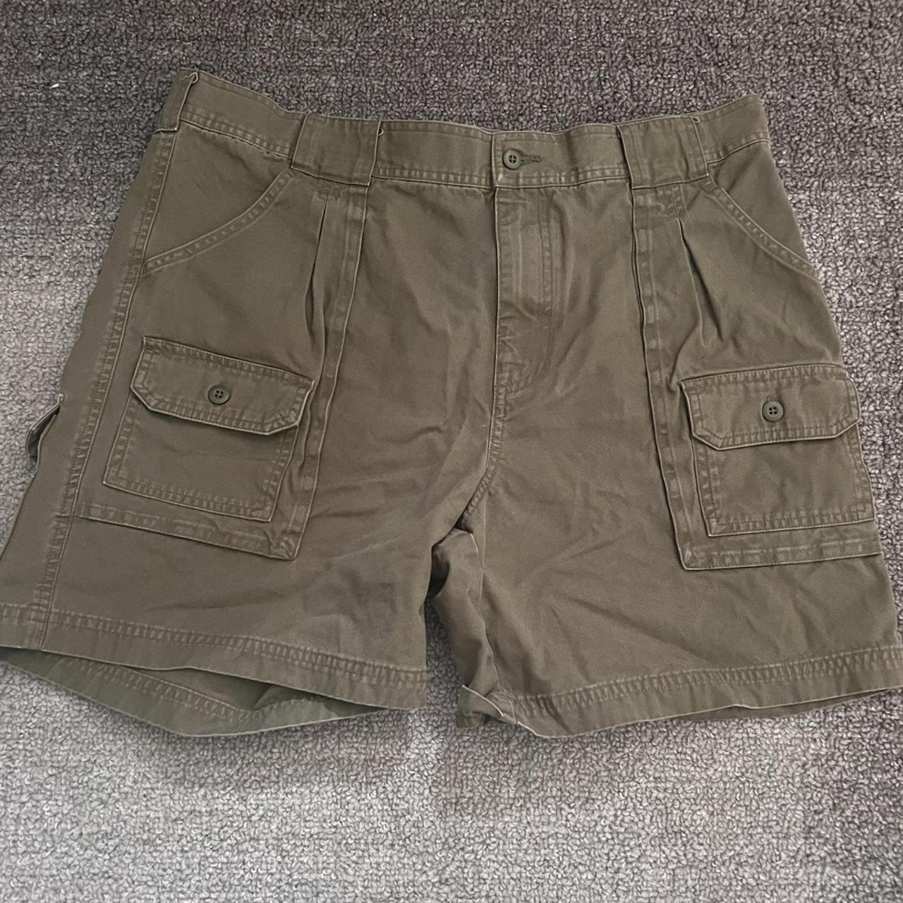 Cabela’s Cargo Shorts Dark Green 38 Waist Baggy... - Depop