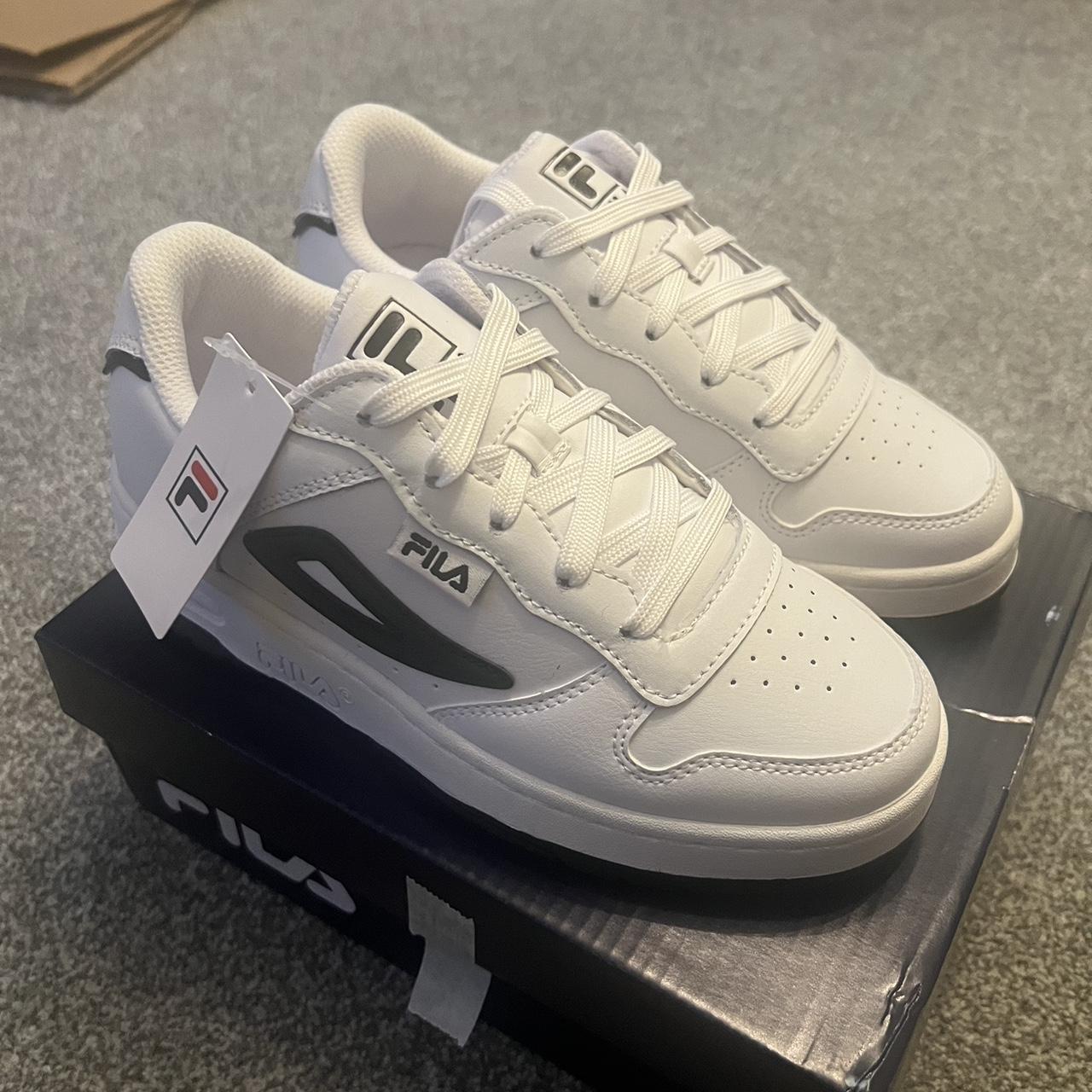 Fila white fx100 on sale low trainers