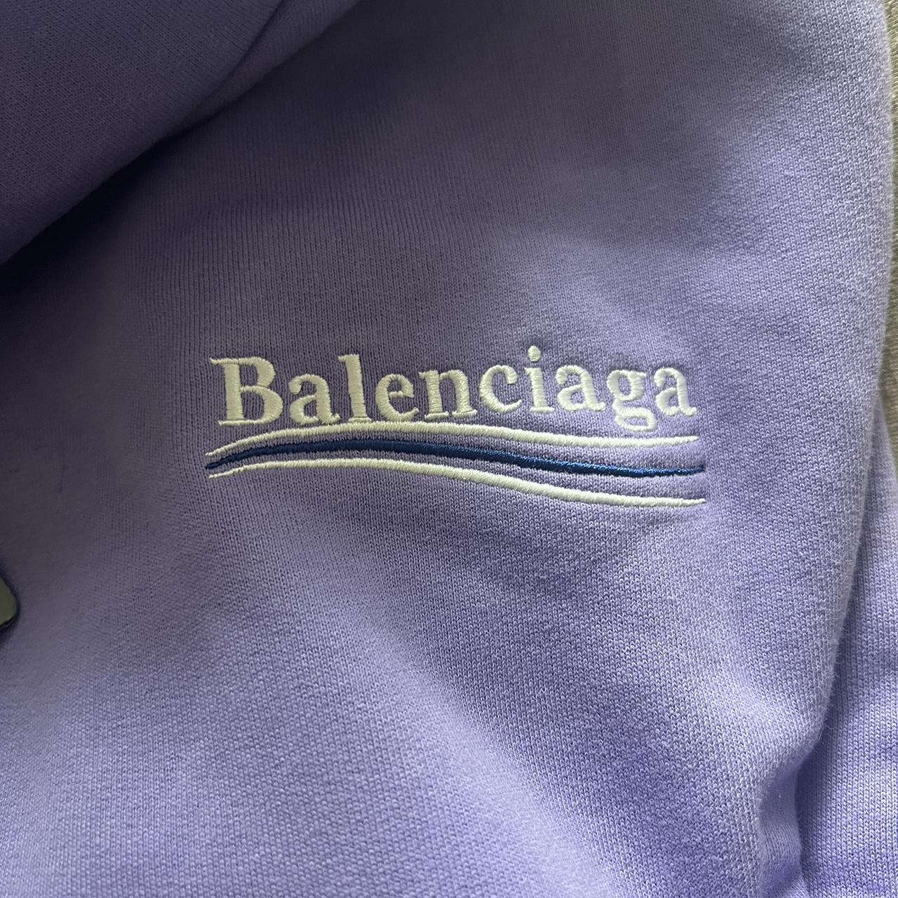 balenciaga sweatsuit mens purple