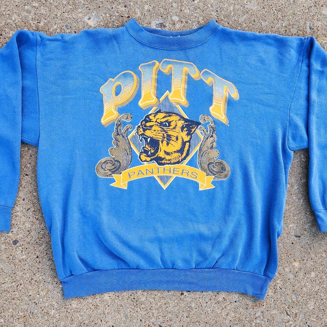 Vintage NCAA Pittsburgh Panthers Logo Sweatshirt, Pittsburgh