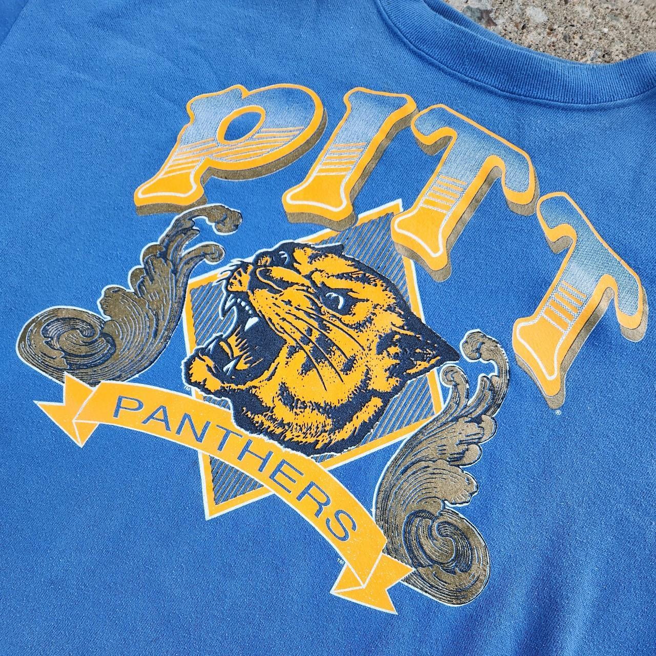 Vintage Pittsburgh Panthers T-Shirt XL - Blue