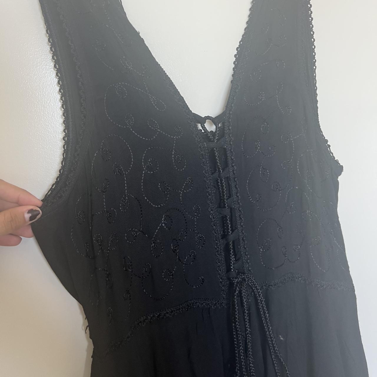 The sweetest “whimsy goth” black dress. Live out... Depop