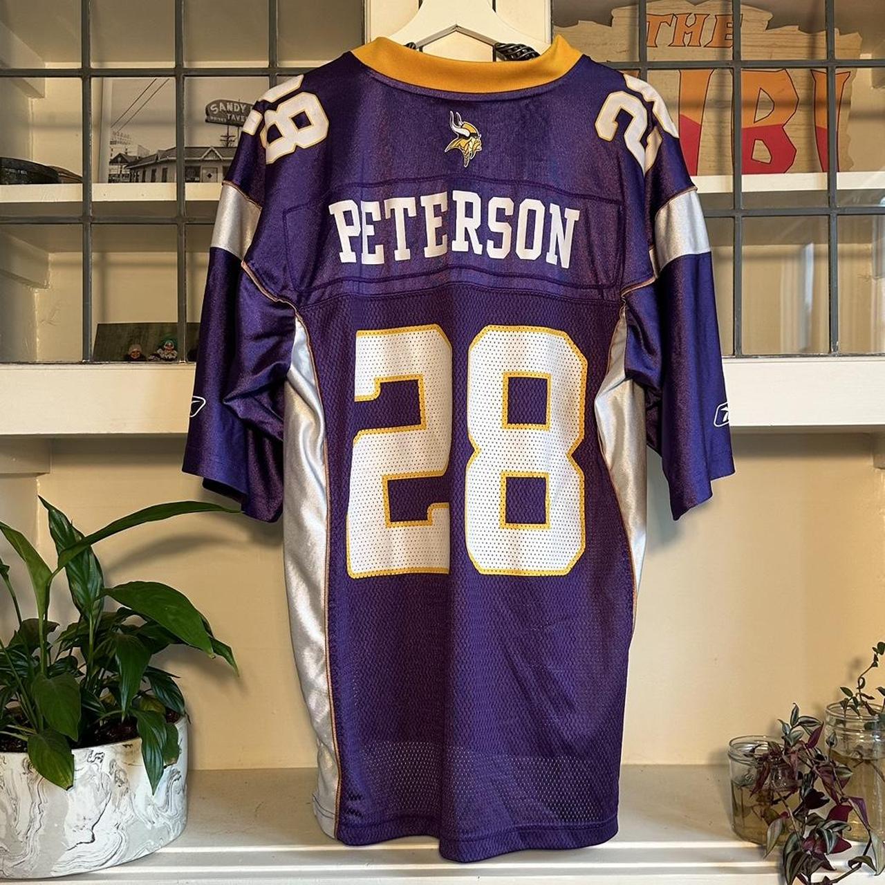 Reebok Minnesota Vikings Adrian Peterson Purple Collectible 