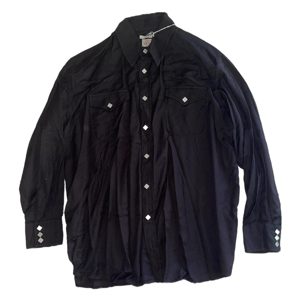 Our Legacy x Stussy Work Shop Ranch shirt in black....