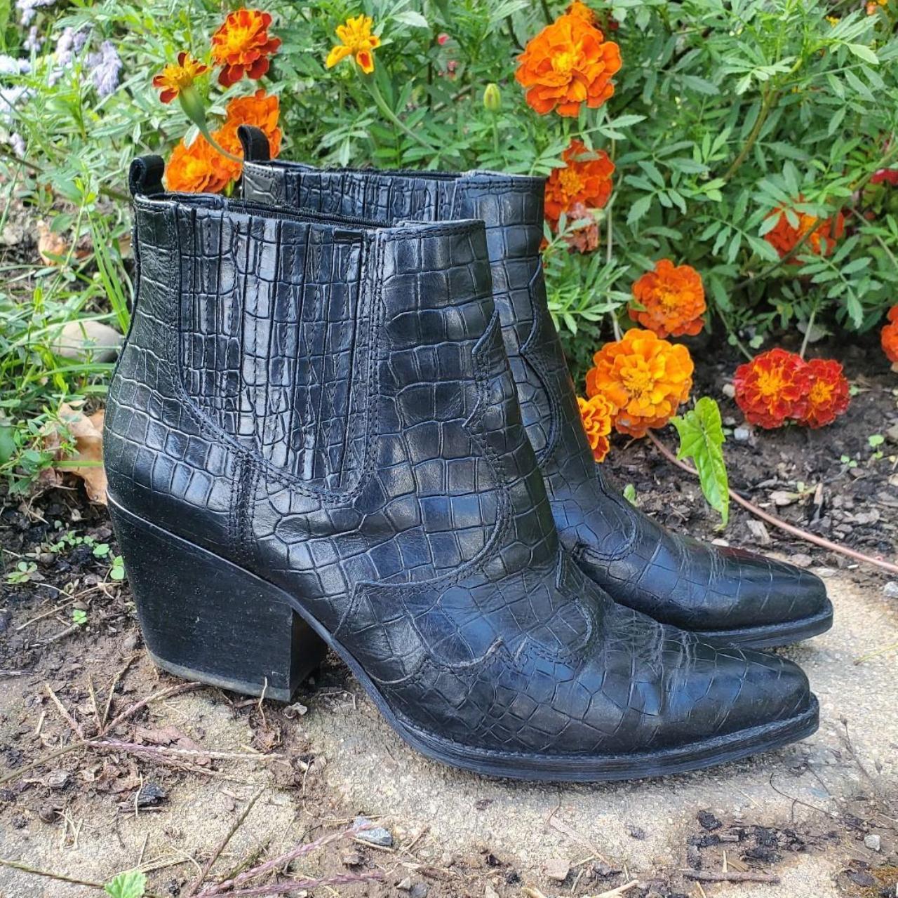 Sam edelman cowboy booties on sale