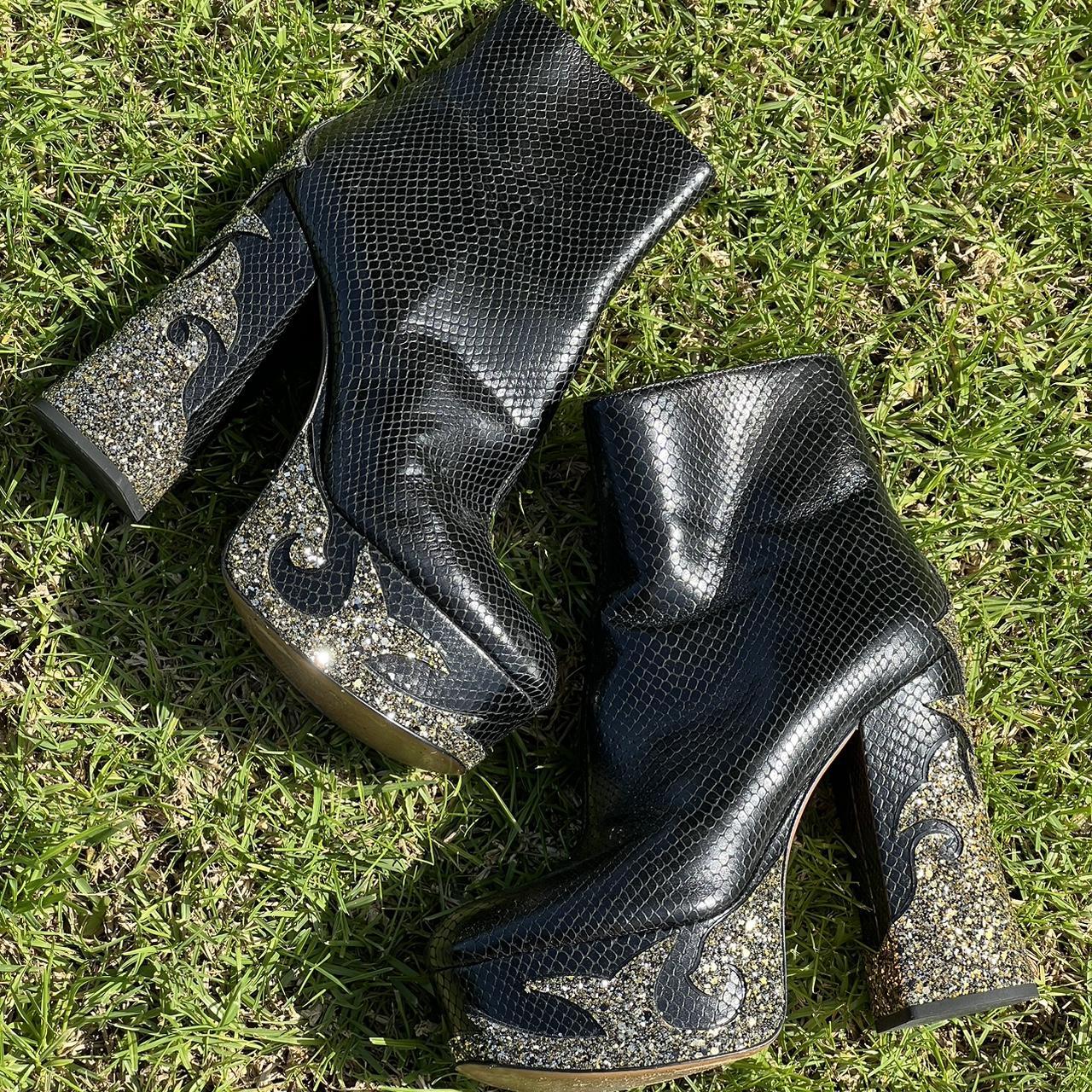 Marc jacobs snake boots hotsell