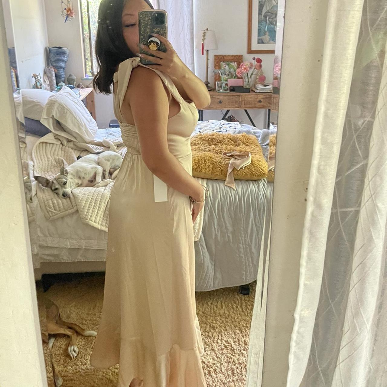Show me your mumu bridesmaid dress Comes with waist... Depop