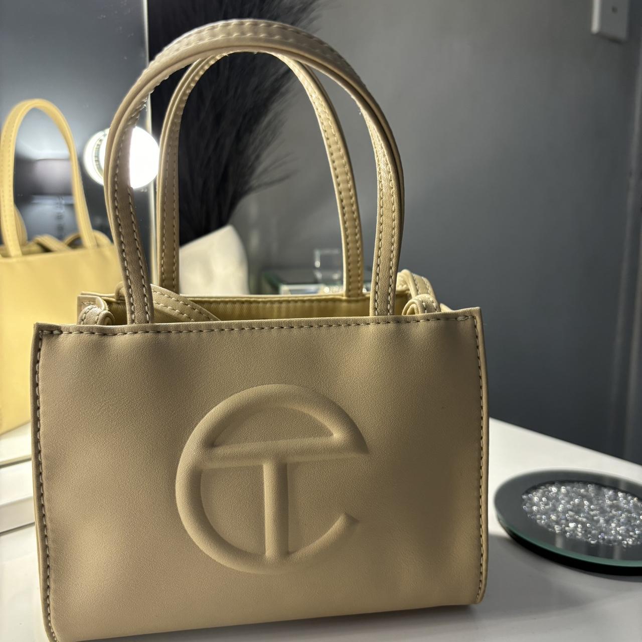 nude telfar bag