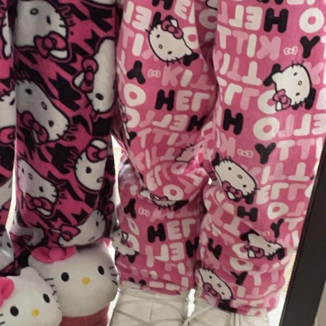 hello kitty pj pants • only flaw is that it has a... - Depop