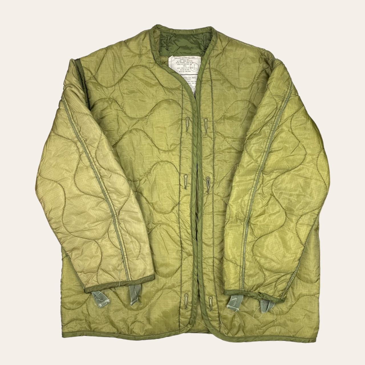 American Vintage Men's Green and Khaki Jacket | Depop