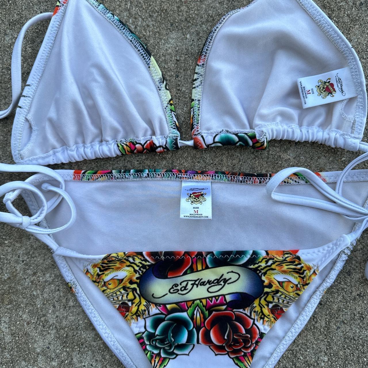 Ed Hardy Womens Bikinis And Tankini Sets Depop