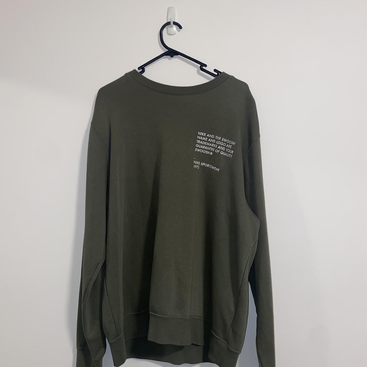 nike jumper khaki