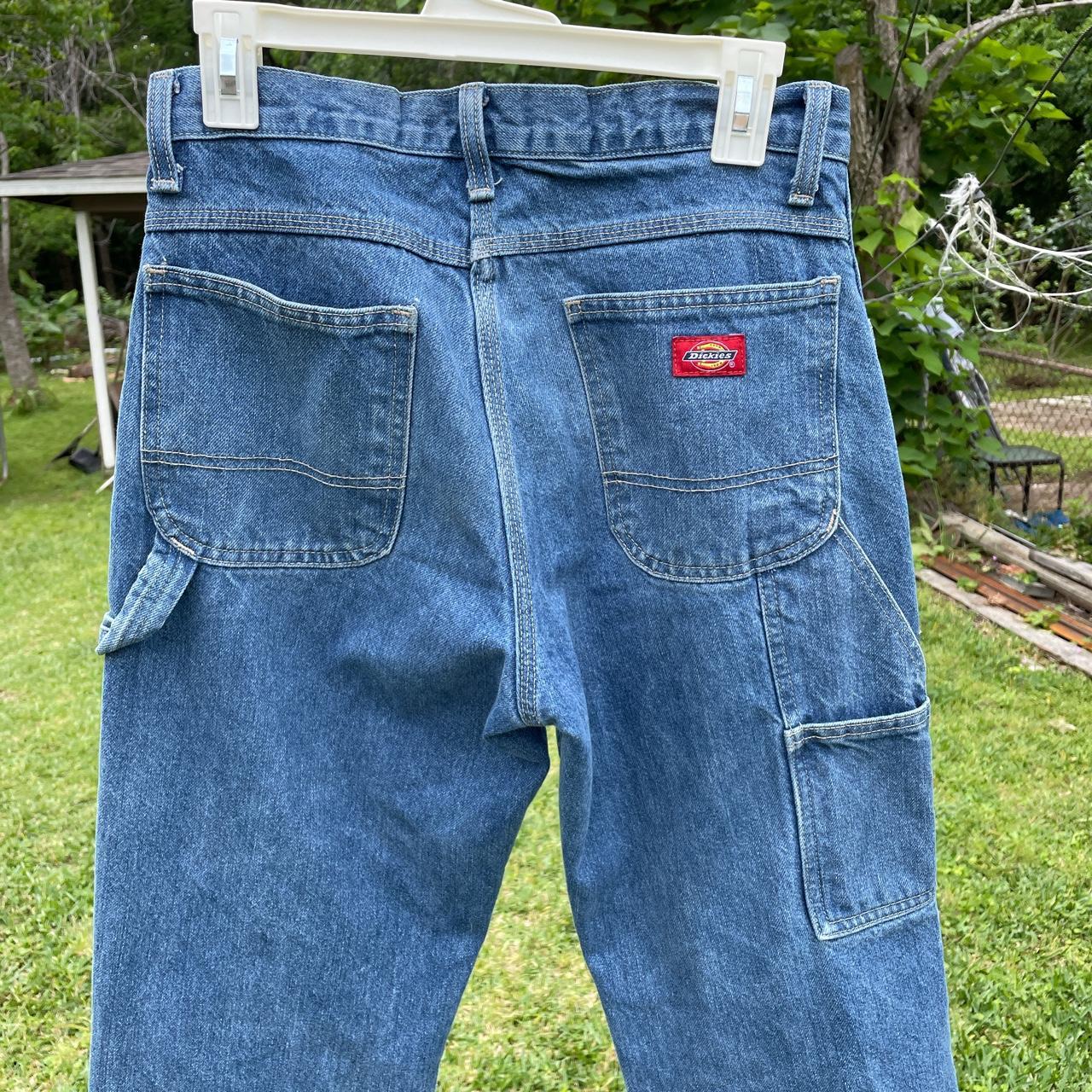 Dickies Men's Blue Jeans Depop