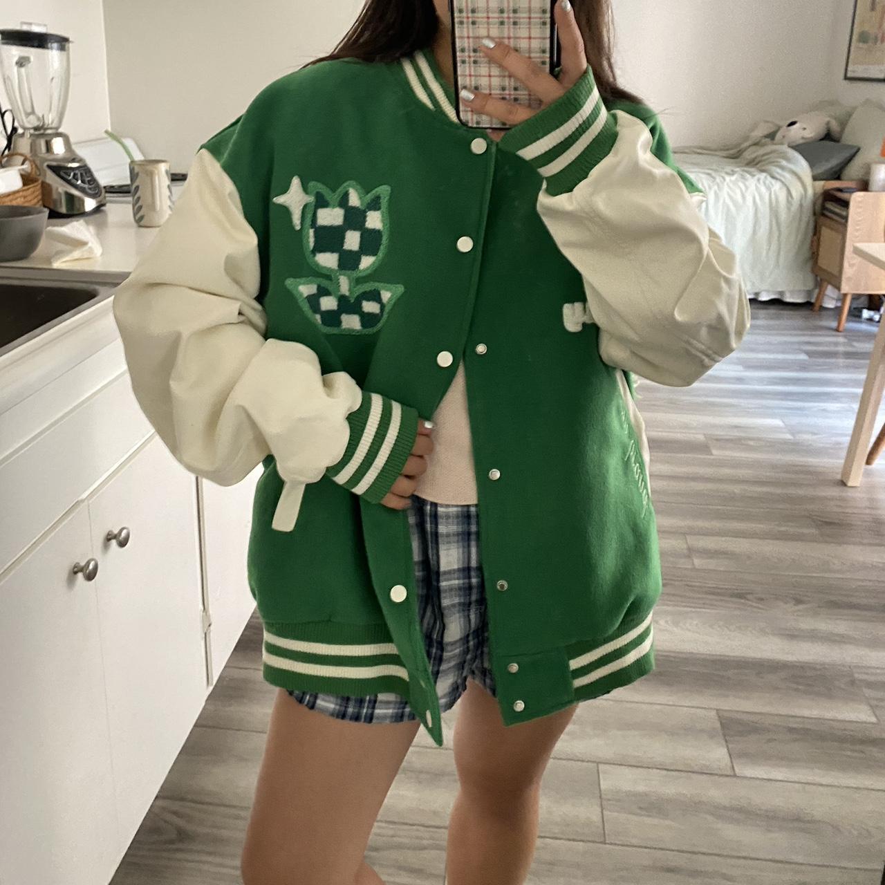 Baseball jacket oversized Depop