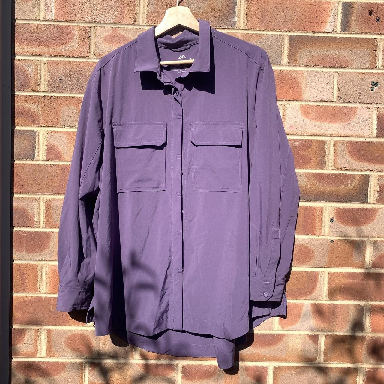 Purple Kathmandu long sleeve Hiking top - Depop