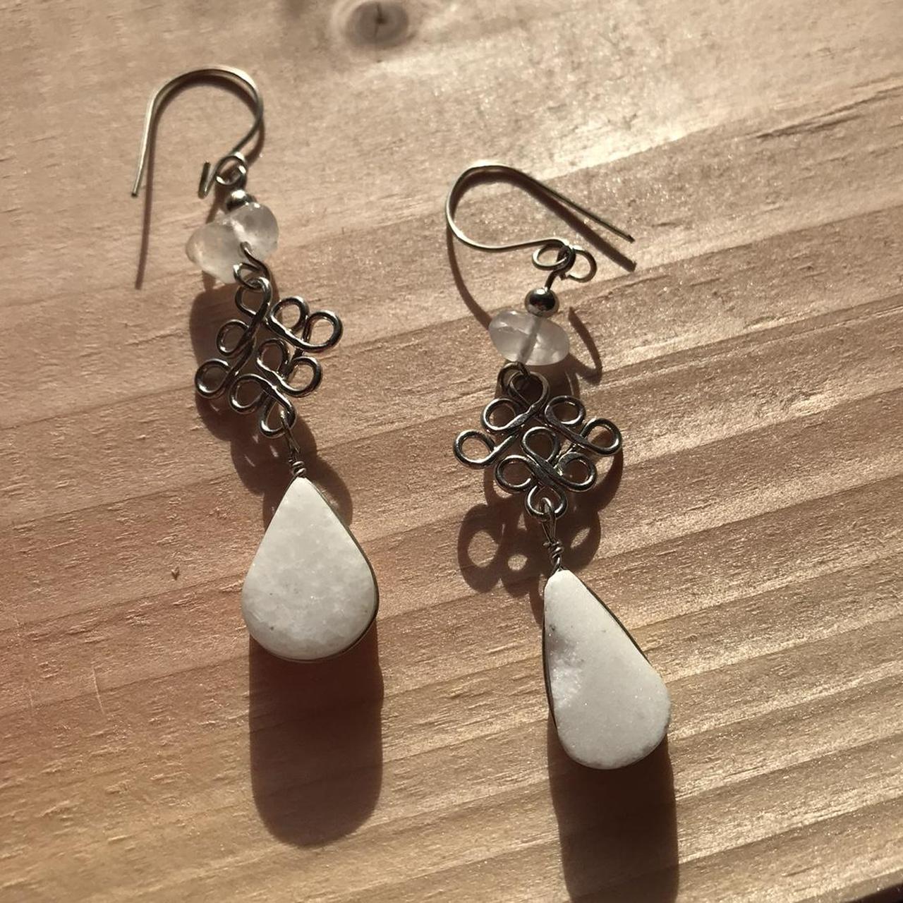 Silver on sale hippie earrings