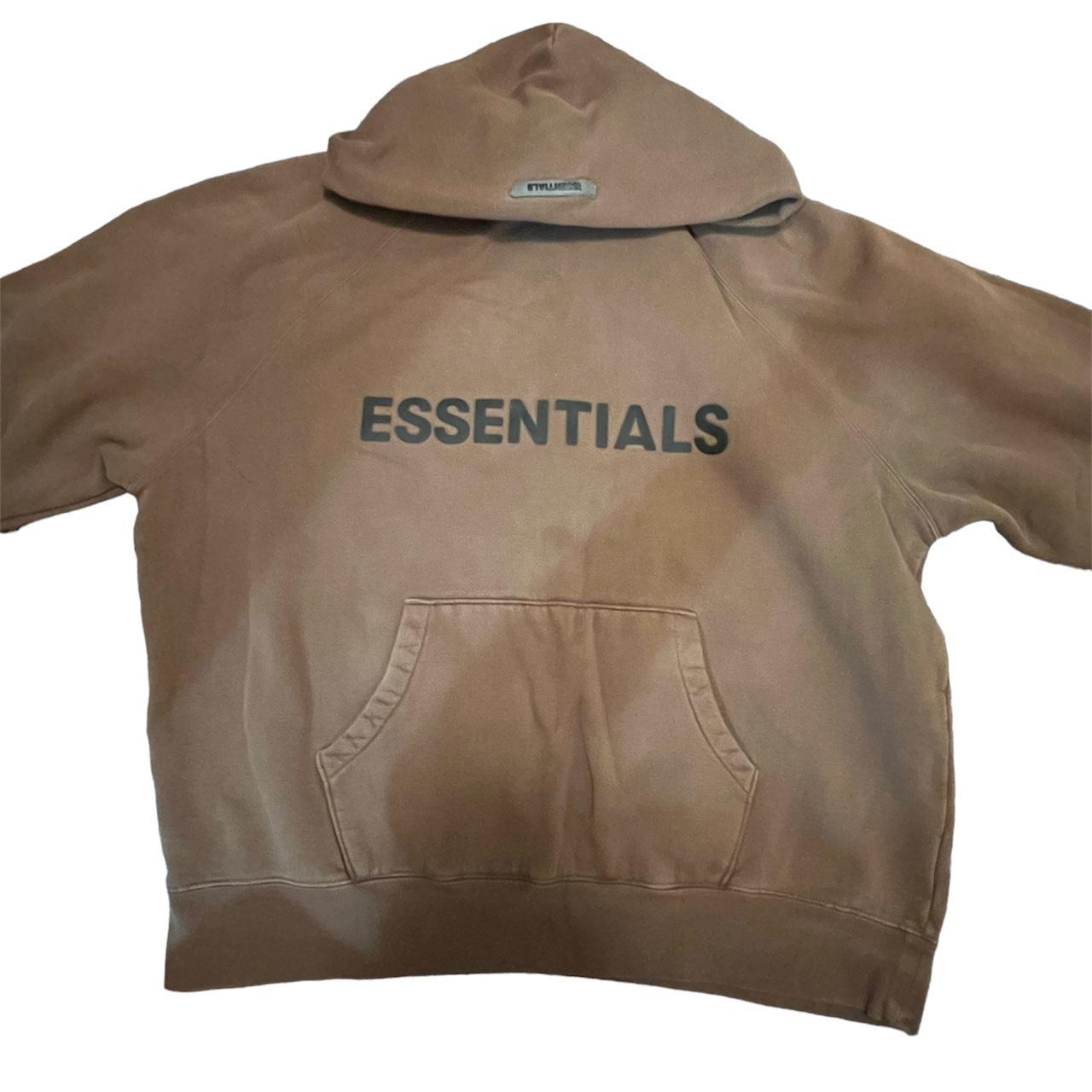 Essentials SSENSE Exclusive Brown Logo Hoodie Essentials