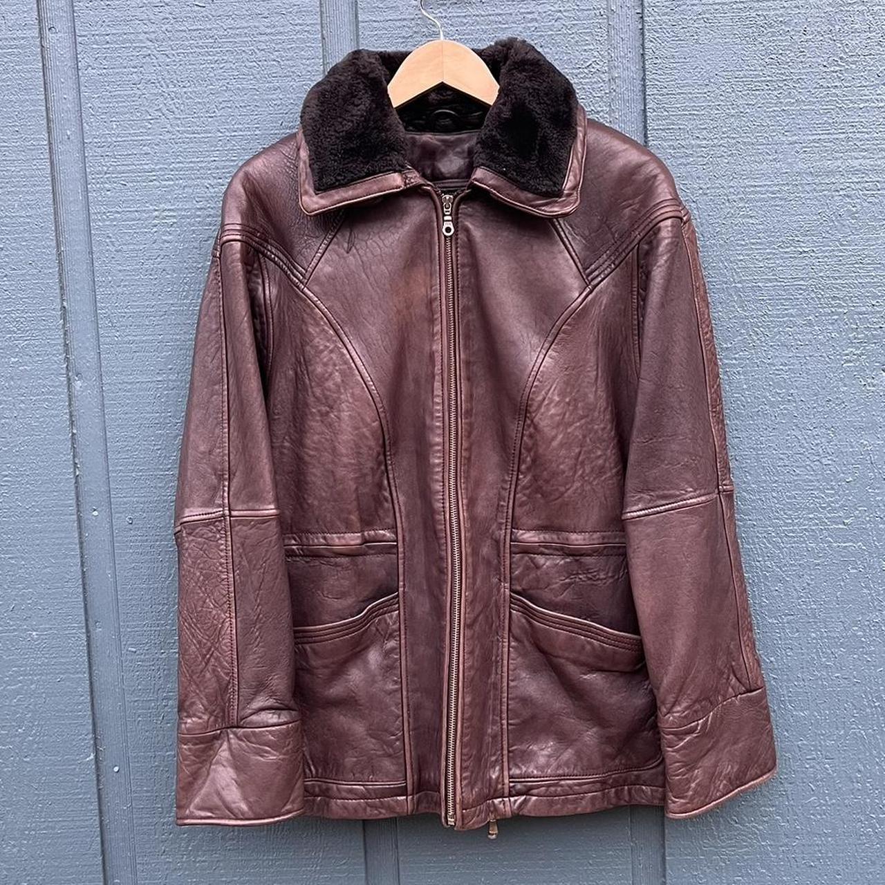 Wilson leather jacket outlet with fur