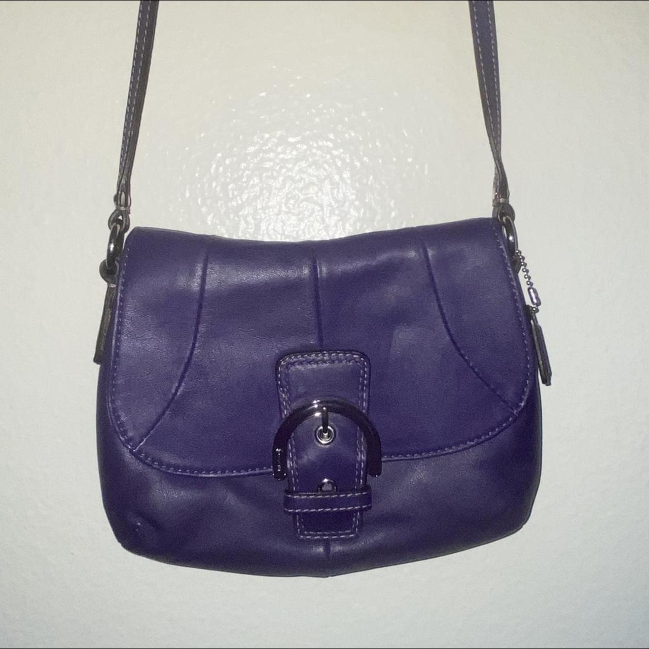 Kedzie CrossBody Bag Purple The size is: - Depop